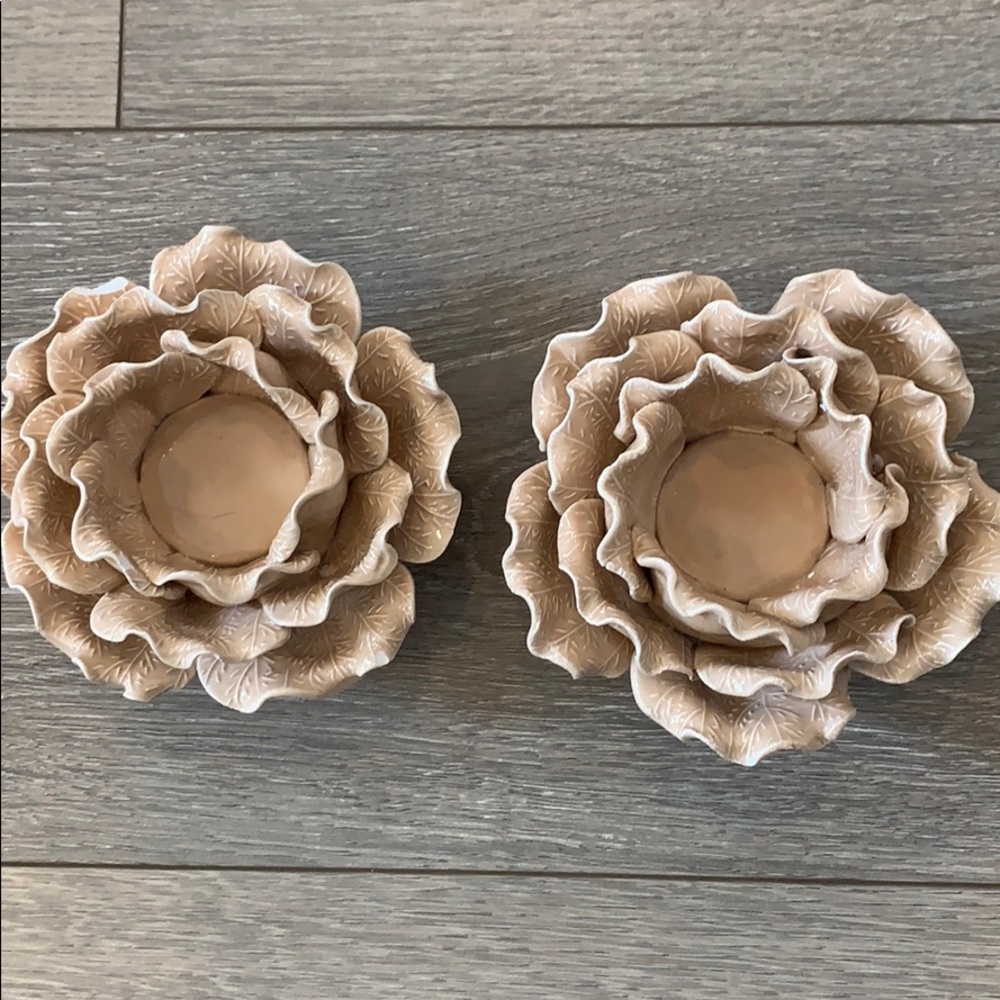 2x Candle holders